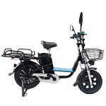 16-inch beach tire Yilan Princess second-generation electric bicycle without shock absorption, brushless, gearless motor and lithium battery